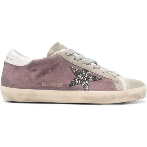 Glitter Sneakers , female, Sizes: 3 UK, 2 UK - Golden Goose - Modalova