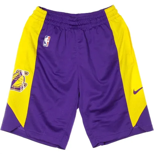 Basketball Mesh Shorts Lila/Gelb/Schwarz - Nike - Modalova