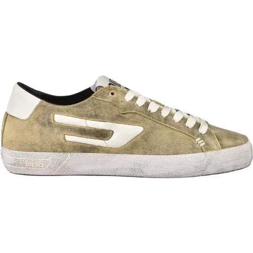 Leder Sneakers mit Gummisohle - Diesel - Modalova