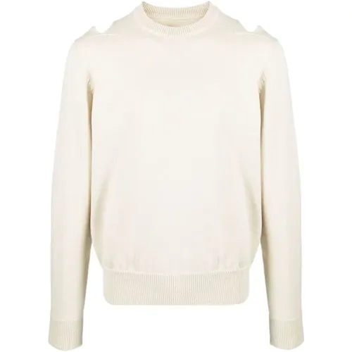 Wool Cut-Out Sweatshirt , male, Sizes: L, S, M - Jil Sander - Modalova