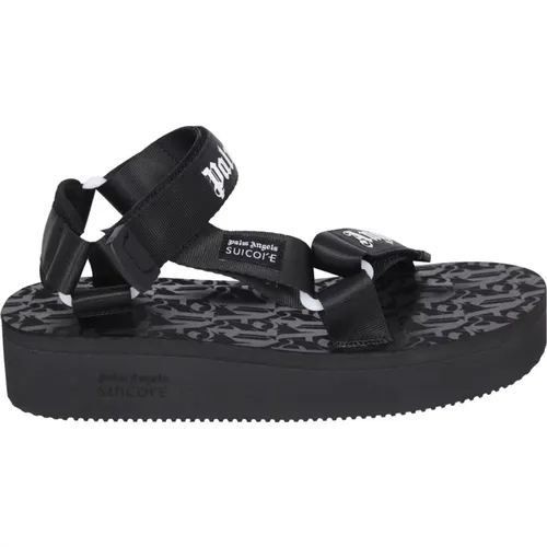 Sandals with Logo Band , female, Sizes: 3 UK, 5 1/2 UK, 4 UK, 5 UK - Palm Angels - Modalova