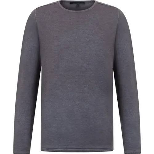 Mens Merino Wool Sweater in Grey , male, Sizes: XL, 2XL - drykorn - Modalova