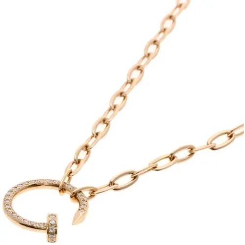 Pre-owned Rose Gold necklaces , female, Sizes: ONE SIZE - Cartier Vintage - Modalova