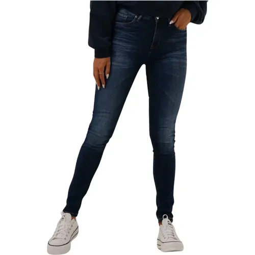 Dunkelblaue Skinny Jeans , Damen, Größe: W29 L30 - Tommy Hilfiger - Modalova