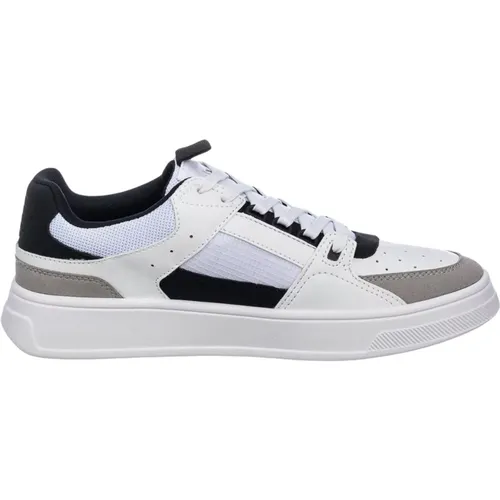 Weiße Low Top Logo Sneakers , Herren, Größe: 41 EU - Armani Exchange - Modalova