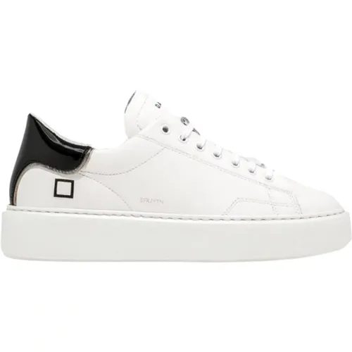 Leather WB Low Sneakers , female, Sizes: 4 UK, 6 UK, 3 UK - D.a.t.e. - Modalova