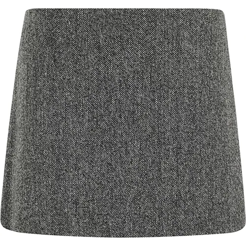 Stylish Grass Bottonato skirt , female, Sizes: 2XS, XS, S - pinko - Modalova