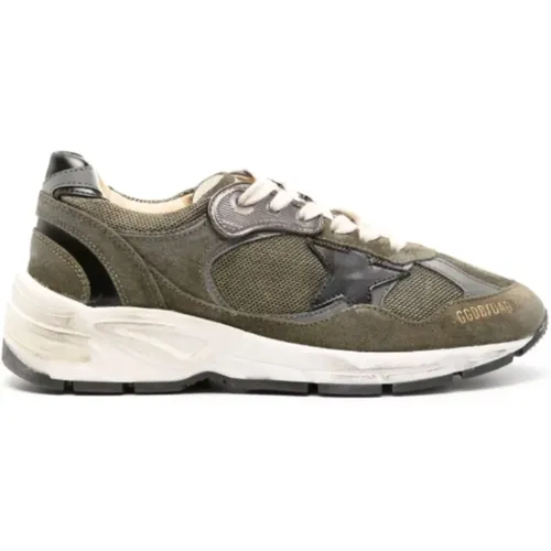 Dad-Star Sneakers in Olive , male, Sizes: 6 UK, 5 UK - Golden Goose - Modalova