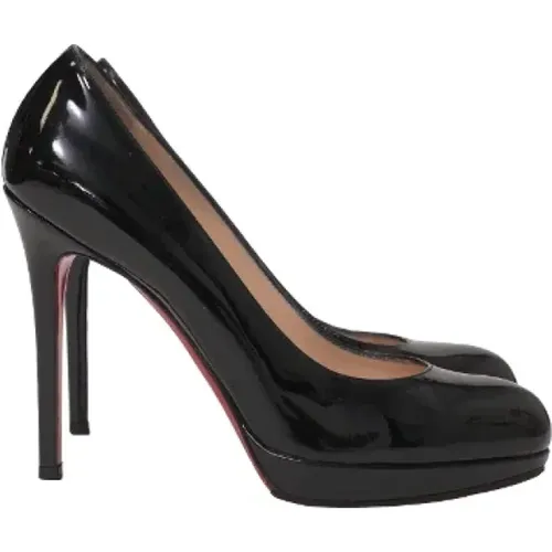 Pre-owned Leather heels , female, Sizes: 4 1/2 UK - Christian Louboutin Pre-owned - Modalova