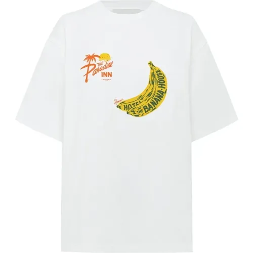 Banana Art T-Shirt , female, Sizes: S, M - Alemais - Modalova