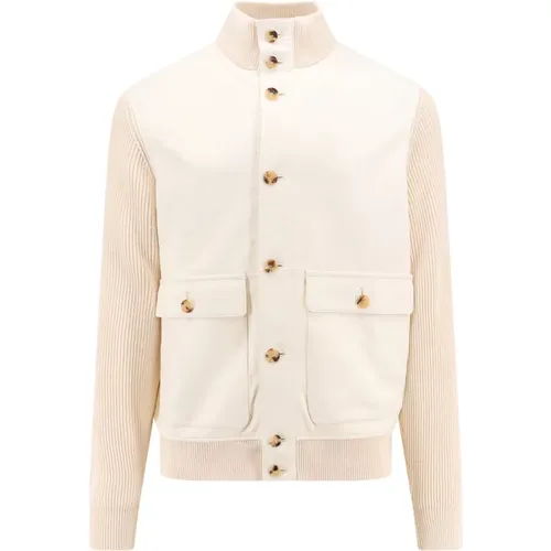 Men's Clothing Jackets & Coats Ss24 , male, Sizes: L - BRUNELLO CUCINELLI - Modalova