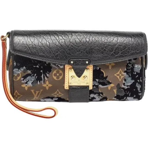 Pre-owned Leather clutches , female, Sizes: ONE SIZE - Louis Vuitton Vintage - Modalova