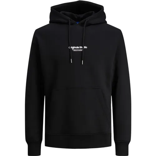 Casual Hoodie mit Kängurutasche , Herren, Größe: 2XL - jack & jones - Modalova