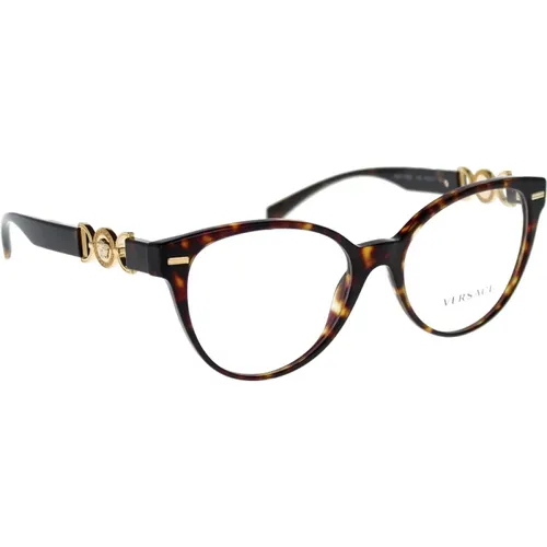 Chic Prescription Glasses for Women , female, Sizes: 53 MM - Versace - Modalova