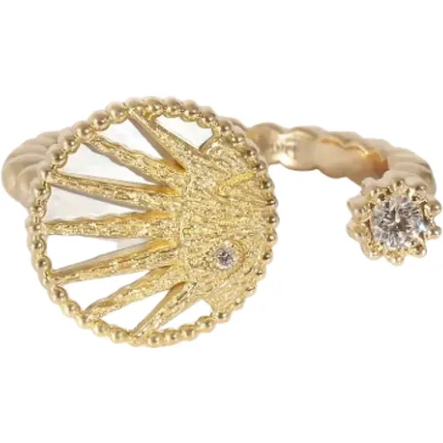 Pre-owned Gold rings , female, Sizes: ONE SIZE - Dior Vintage - Modalova