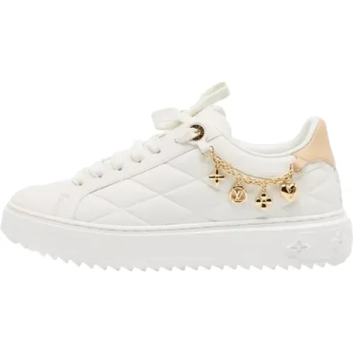 Pre-owned Leather sneakers , female, Sizes: 5 UK - Louis Vuitton Vintage - Modalova