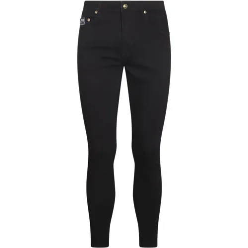 Schwarze Jeans Aw23 Stilvolle Herrenbekleidung - Versace Jeans Couture - Modalova