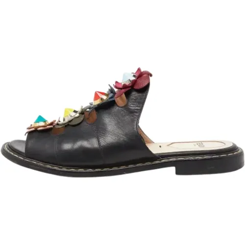 Pre-owned Leder sandals , Damen, Größe: 36 EU - Fendi Vintage - Modalova