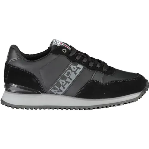 Contrast Lace Sneakers , male, Sizes: 10 UK, 8 UK, 7 UK, 9 UK, 6 UK - Napapijri - Modalova