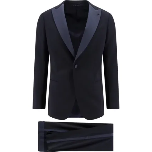 Blauer Einreiher Anzug - Giorgio Armani - Modalova