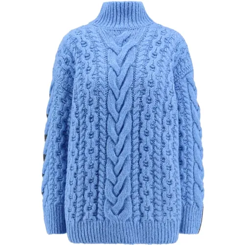 Knit Turtleneck Sweater Aw24 , female, Sizes: M - Stella Mccartney - Modalova