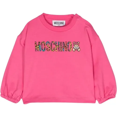 Langarm Multicolor Print Sweatshirt - Moschino - Modalova