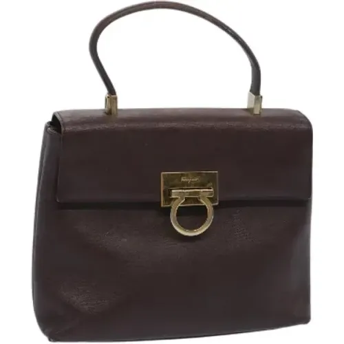 Pre-owned Leather handbags , female, Sizes: ONE SIZE - Salvatore Ferragamo Pre-owned - Modalova