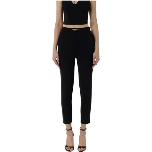 Trousers , female, Sizes: L, M, XL - Elisabetta Franchi - Modalova