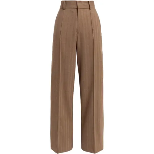 Weite Casual Hose mit Piping , Damen, Größe: S - Weili Zheng - Modalova