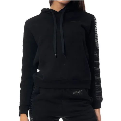 Schwarze Pullover , Damen, Größe: S - Moschino - Modalova