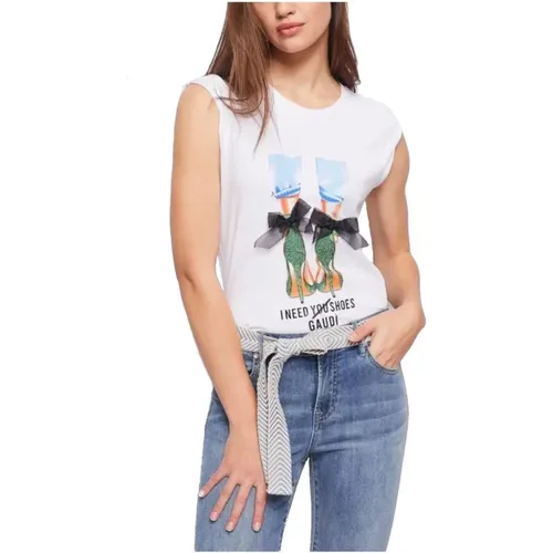 T-Shirts , Damen, Größe: S - Gaudi - Modalova
