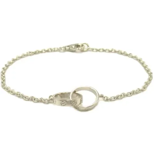 Pre-owned White Gold bracelets , female, Sizes: ONE SIZE - Cartier Vintage - Modalova