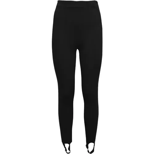 Schwarze Skinny Hose mit Bündchen , Damen, Größe: XS - Anine Bing - Modalova