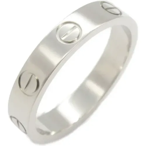 Pre-owned White Gold rings , female, Sizes: ONE SIZE - Cartier Vintage - Modalova