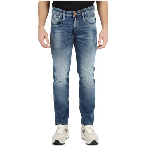 Slim Fit Five Pocket Jeans , male, Sizes: W36, W33, W32, W34, W30, W31 - Replay - Modalova