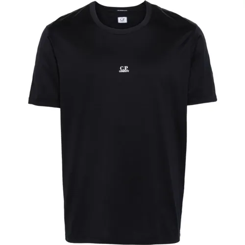 Embroidered Logo Jersey T-Shirt , male, Sizes: M, XL, L - C.P. Company - Modalova