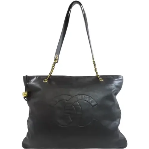 Pre-owned Leather totes , female, Sizes: ONE SIZE - Chanel Vintage - Modalova