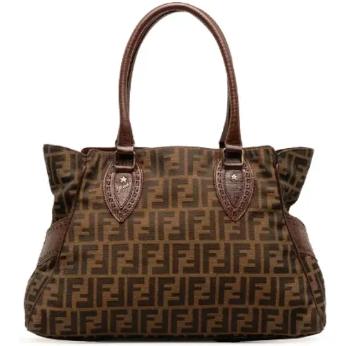 Pre-owned Canvas totes , female, Sizes: ONE SIZE - Fendi Vintage - Modalova