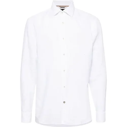 Mens Linen Shirt C-Hal-Kent , male, Sizes: 2XL - Hugo Boss - Modalova