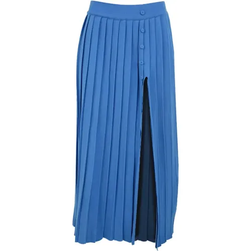 Turquoise Skirt - Gokd01077 07 Model , female, Sizes: S, M, XS - Akep - Modalova
