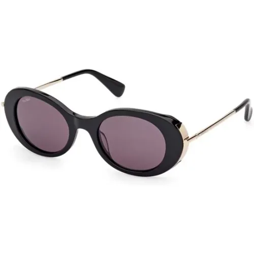 Shiny Smoke Sunglasses , unisex, Sizes: 51 MM - Max Mara - Modalova