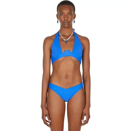 Wet-Look Mesh Bikini , Damen, Größe: S - DI PETSA - Modalova