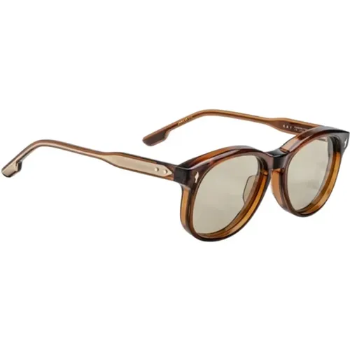 Vintage Teak Sonnenbrille Limitierte Auflage - Jacques Marie Mage - Modalova