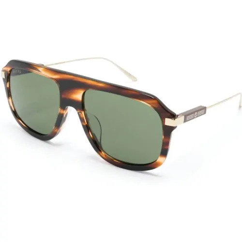 Gg1309S 007 Sonnenbrille , Herren, Größe: 57 MM - Gucci - Modalova