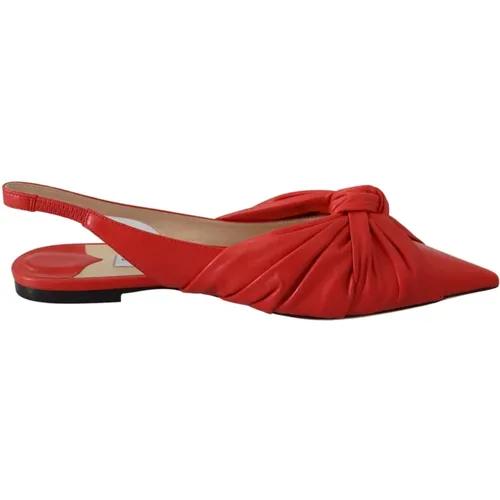 Pointed Toe Flat Shoes , female, Sizes: 3 UK, 5 UK, 3 1/2 UK, 6 UK - Jimmy Choo - Modalova