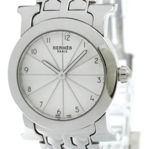 Pre-owned Stainless Steel watches , female, Sizes: ONE SIZE - Hermès Vintage - Modalova