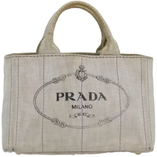 Pre-owned Canvas Handtaschen , Damen, Größe: ONE Size - Prada Vintage - Modalova