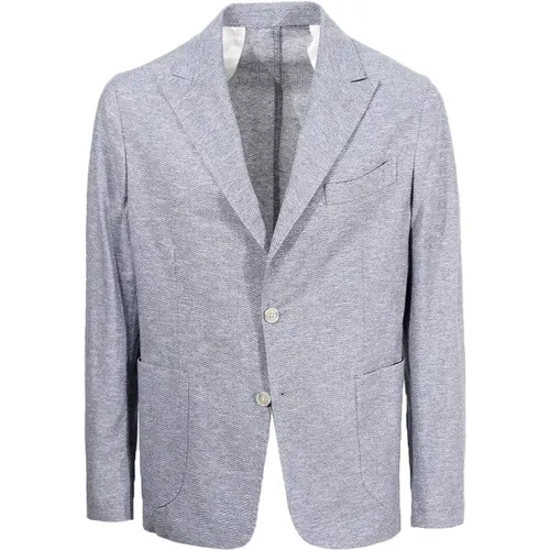 Jackets Grey , male, Sizes: L, 2XL, 3XL, M - Barba - Modalova