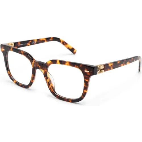 MU 06Xv Vau1O1 Optical Frame , Damen, Größe: 47 MM - Miu Miu - Modalova