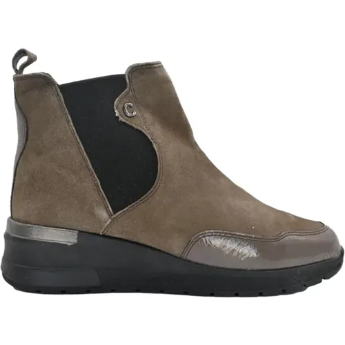 Visone Boots , female, Sizes: 5 UK, 4 UK, 6 UK, 3 UK - Cinzia Soft - Modalova